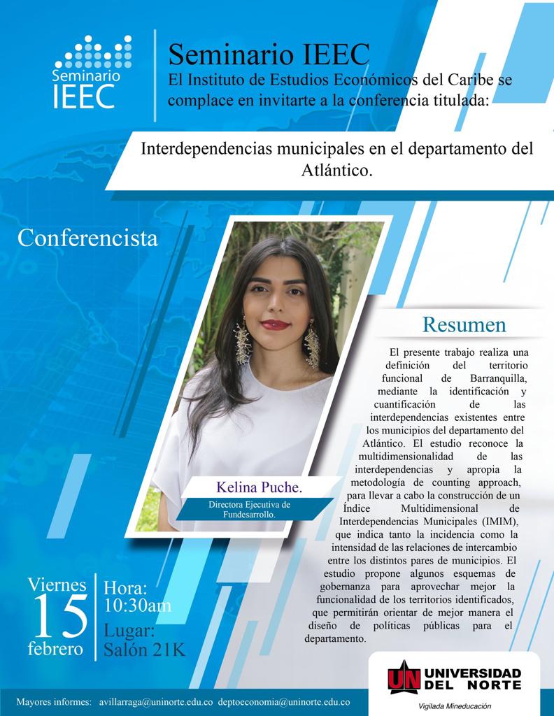 Seminario IEEC: Presentación estudio de Interdependencias en el Atlántico