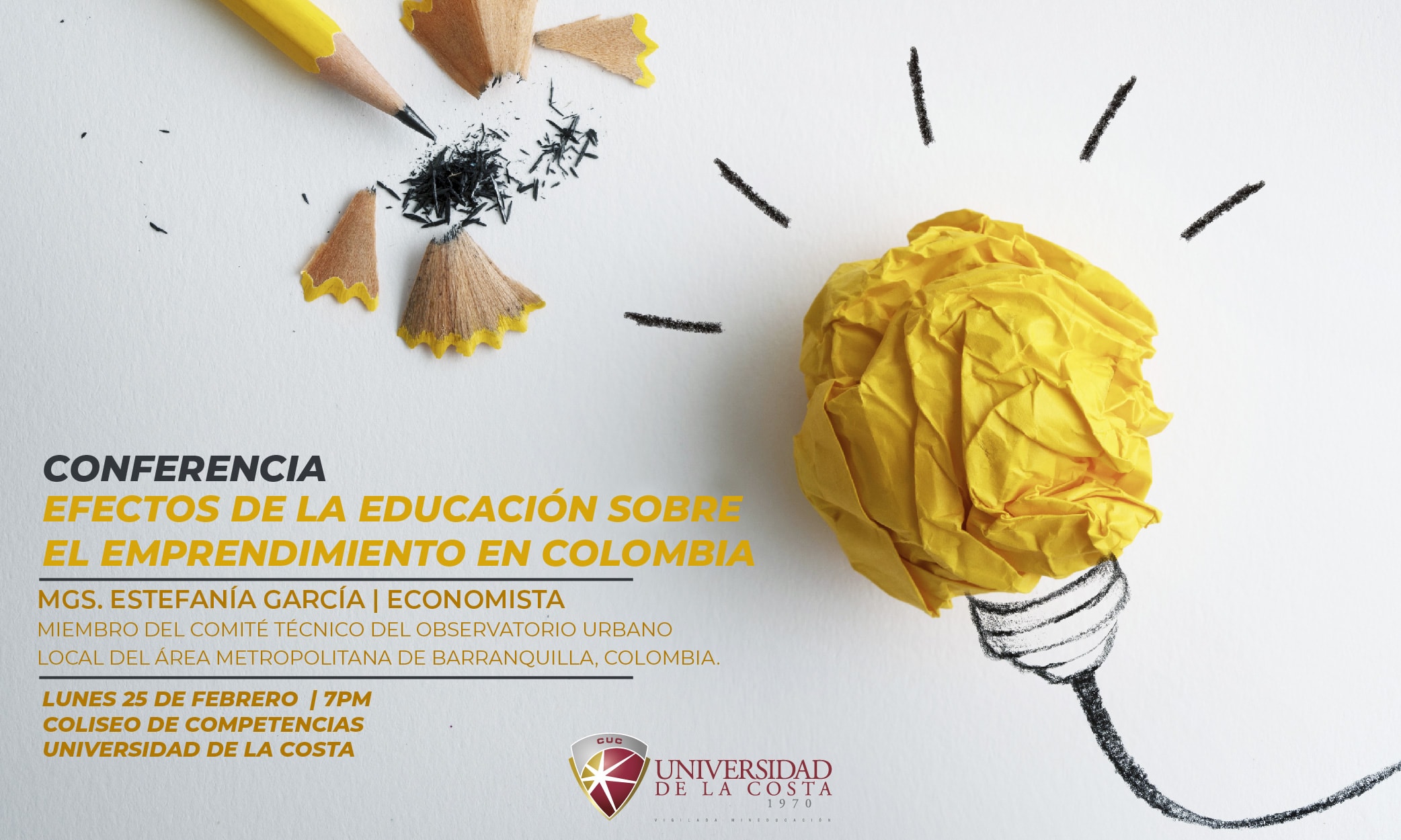 Conferencia ‘Efectos de la educación sobre el emprendimiento en Colombia’